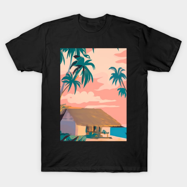 Hawaii Painting T-Shirt by maxcode